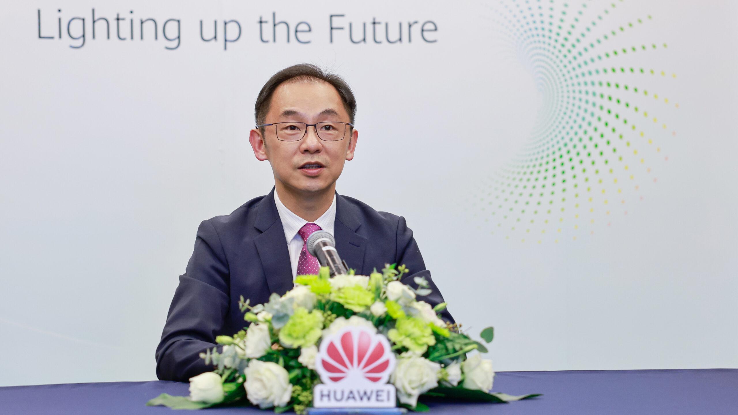 Ryan Ding, director Ejecutivo y presidente del Carrier BG de Huawei