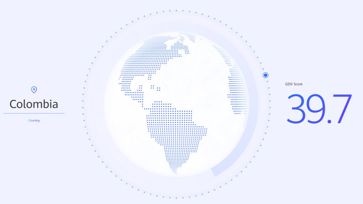 Colombia se ubica en el puesto 6 de las economías de ingreso medio con 39.7 puntos.