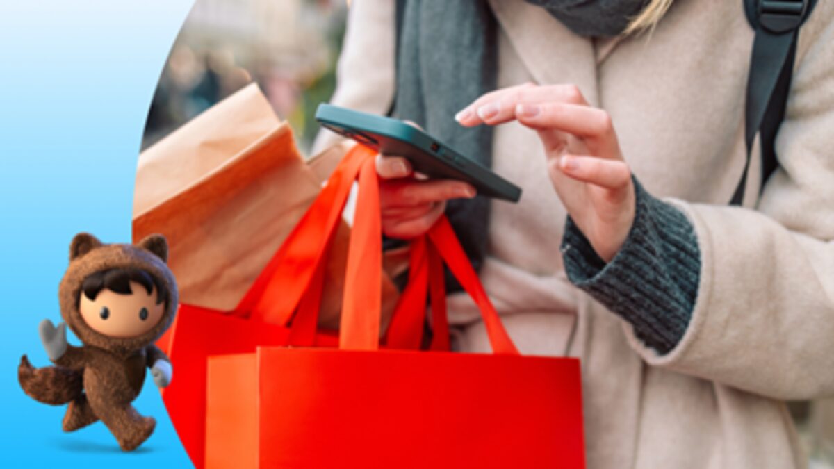 Salesforce impulsó 61 millones de pedidos en Agentforce Commerce con un 100% de disponibilidad durante toda la semana.