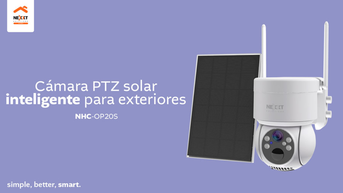 La empresa fabricante de soluciones de conectividad y domótica anunció el lanzamiento y la disponibilidad en el país de su nueva cámara PTZ con panel solar y conexión Wi-Fi para exteriores, una propuesta que combina tecnología de punta, autonomía energética y control inteligente desde el celular.