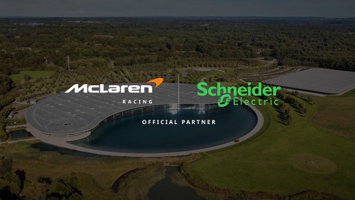  McLaren Racing y Schneider Electric, líder mundial en tecnología energética, anunciaron que Schneider Electric se convertirá en el socio tecnológico oficial de energía de McLaren Racing.