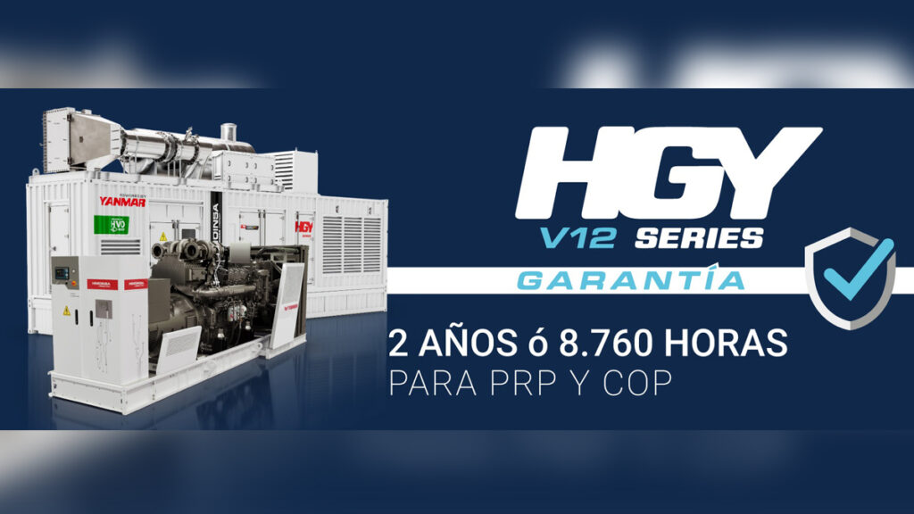 HIMOINSA ofrece 2 años de garantía o cobertura integral hasta 8.760 horas en HGY Series para PRP y COP