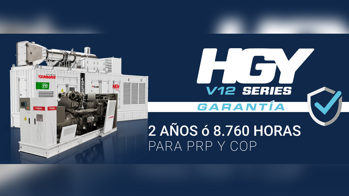 La nueva propuesta para aplicaciones de generación en continuo, aplicable a los modelos HGY con motor 12V, protege el grupo electrógeno completo y aporta máxima previsibilidad operativa y financiera en proyectos de misión crítica.