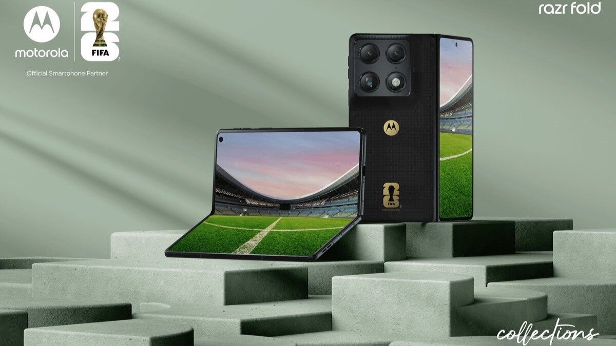 La compañía presentó hoy dos nuevos dispositivos que inauguraron una nueva colección de la marca FIFA World Cup 26™ Collection: el motorola razr fold y el motorola edge 70 fusion en América Latina.