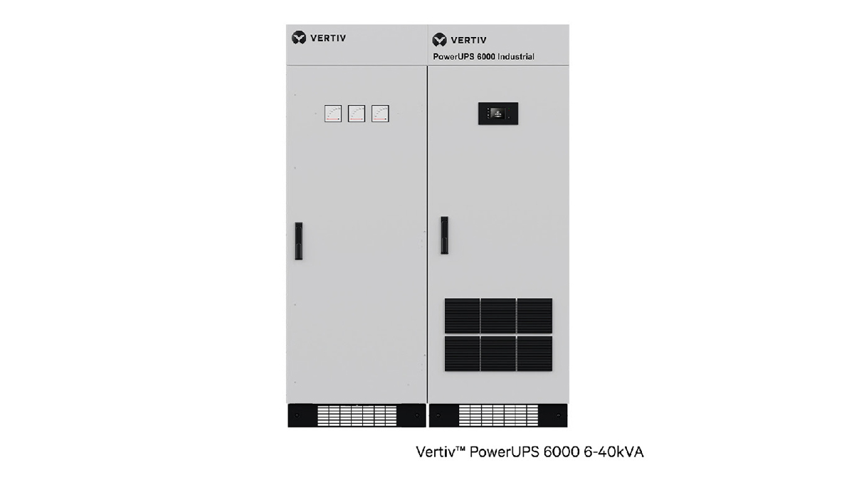 El sistema de energía ininterrumpida (UPS) Vertiv™ PowerUPS 6000 Industrial ofrece protección energética confiable para operaciones críticas en entornos industriales exigentes.