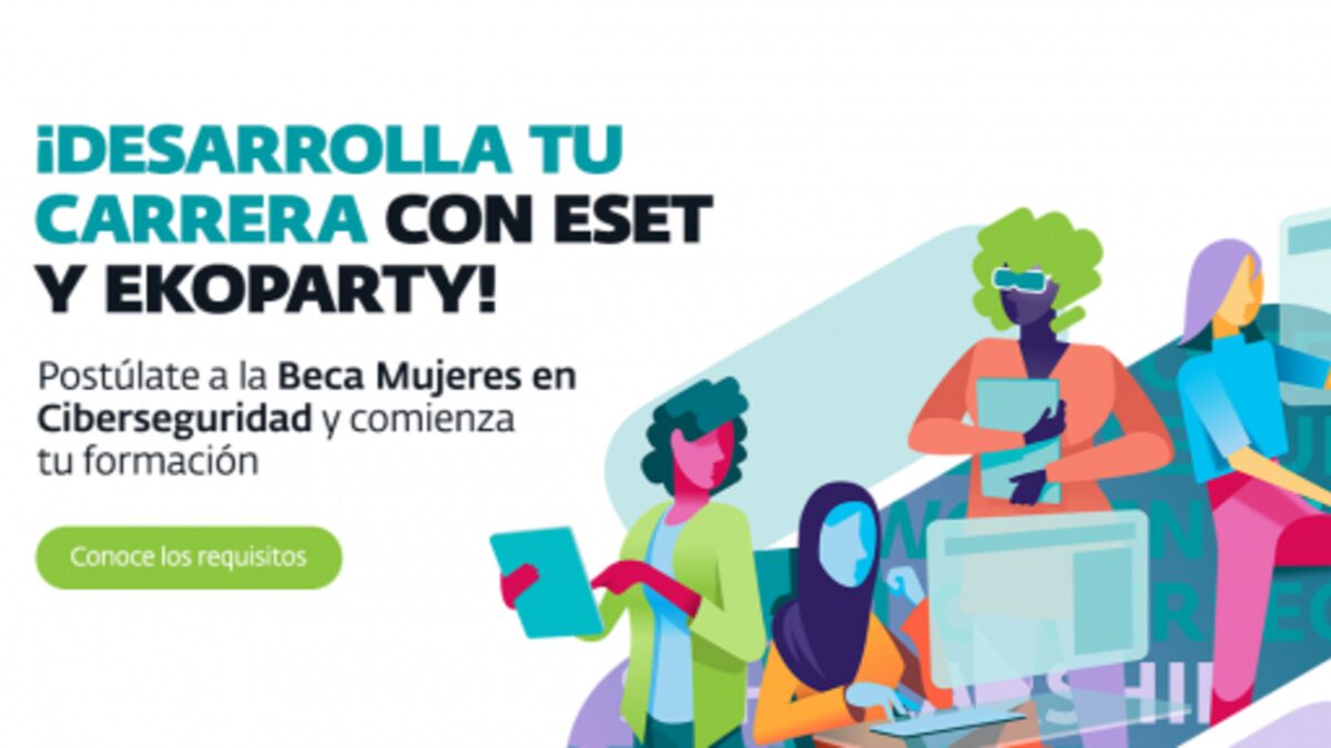 ESET lanza una iniciativa que tiene como objetivo reconocer, visibilizar y apoyar a las mujeres que se destacan en el campo de la ciberseguridad y la tecnología en Latinoamérica, e invita a postularse a su beca educativa.