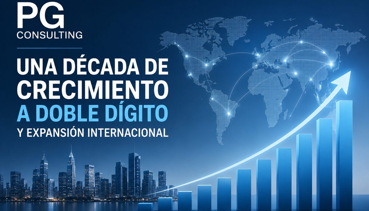 La empresa cambia de nombre, pasa de 60 a 220 empleados y expande sus operaciones como consultora con tecnologías aplicadas a la cadena de suministro, la logística y las finanzas.
