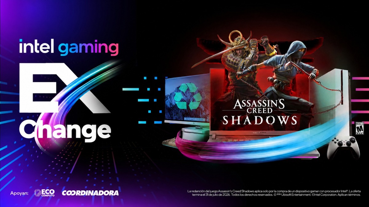 Hasta el 31 de julio, los colombianos podrán entregar su PC, consola o monitor usado y recibir un bono de $400.000 para renovar su computador gamer con procesador Intel® Core™ Serie H.