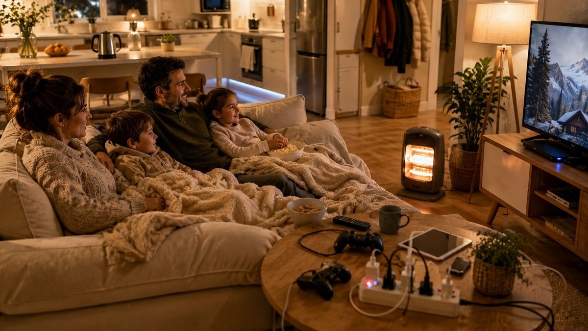 Con toda la familia en casa, pantallas encendidas en simultáneo y las estufas eléctricas al máximo, el consumo hogareño se dispara silenciosamente. Qué revisar en el tablero para evitar cortes en el peor momento y cómo saber si la instalación está pidiendo auxilio.